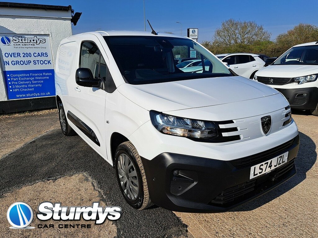 Peugeot Partner Bluehdi 1000 Asphalt White
