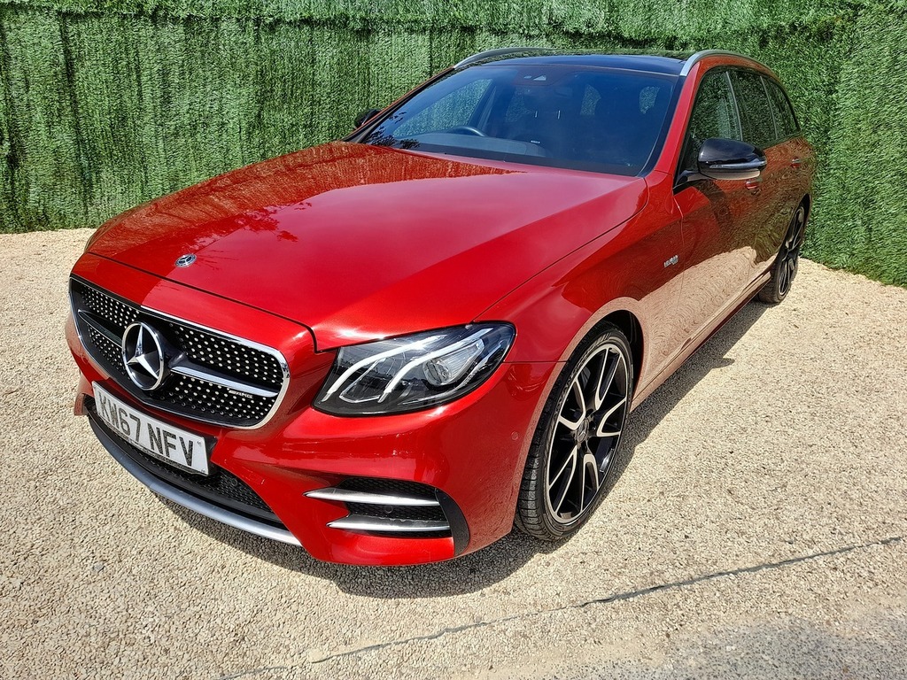 Mercedes-Benz E Class E43 V6 Amg KW67NFV Red #4