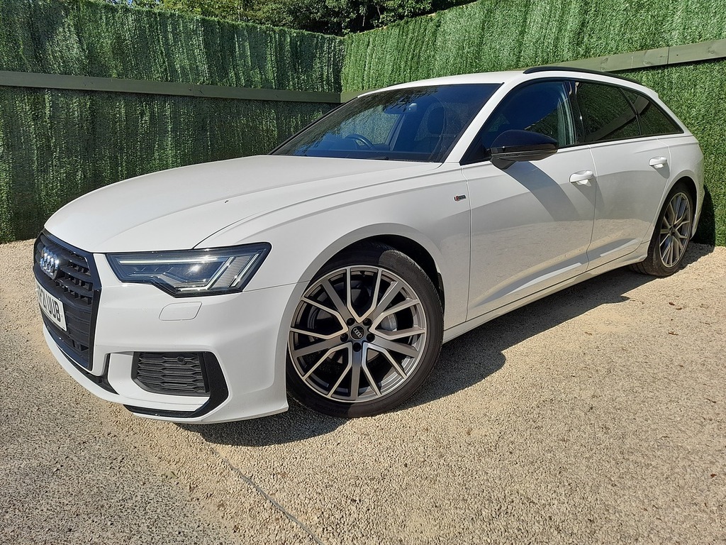 Audi A6 Avant Tdi Black Edition White #3