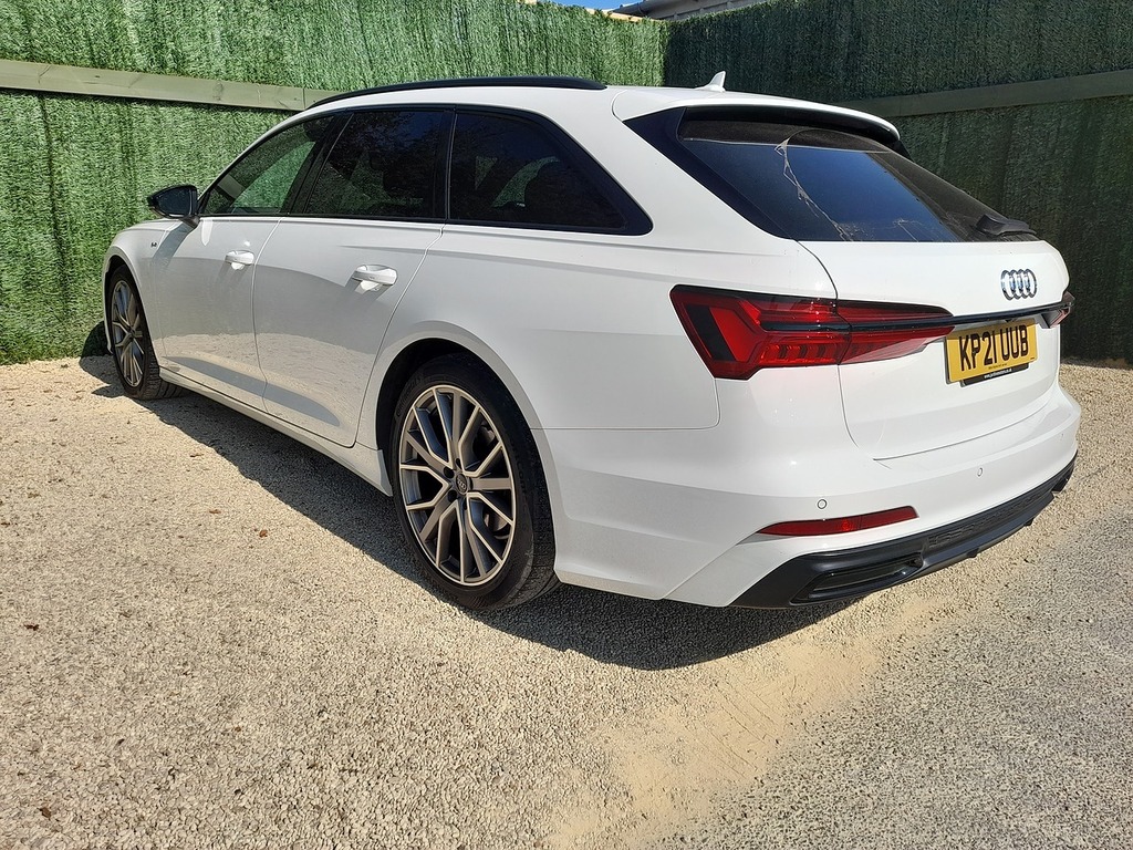 Audi A6 Avant Tdi Black Edition White #4
