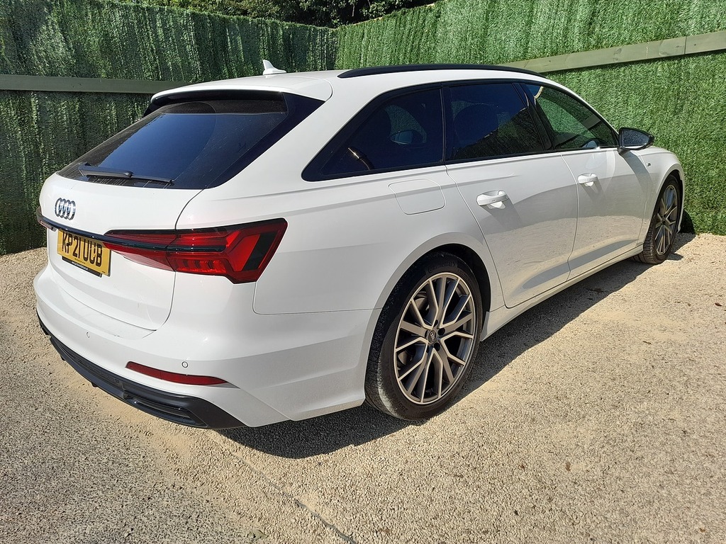 Audi A6 Avant Tdi Black Edition White #6
