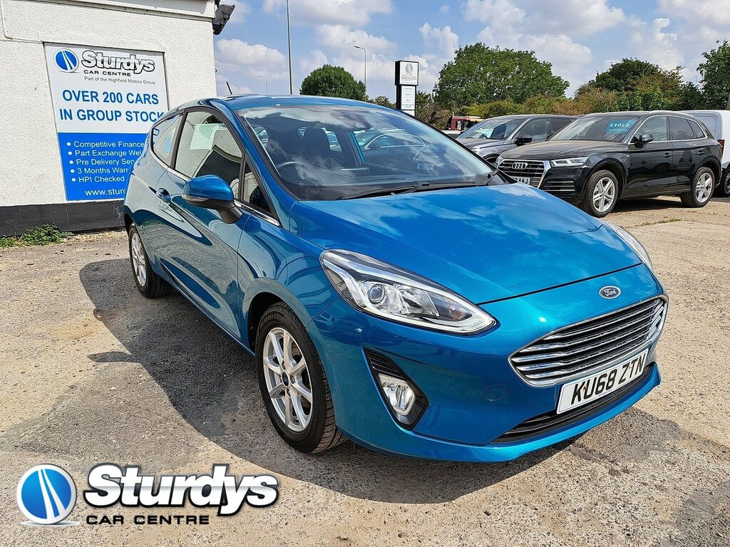 Ford Fiesta T Ecoboost Zetec KU68ZTN Blue
