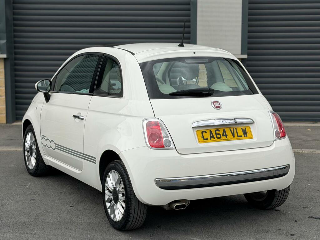 Fiat 500 Lounge White #4