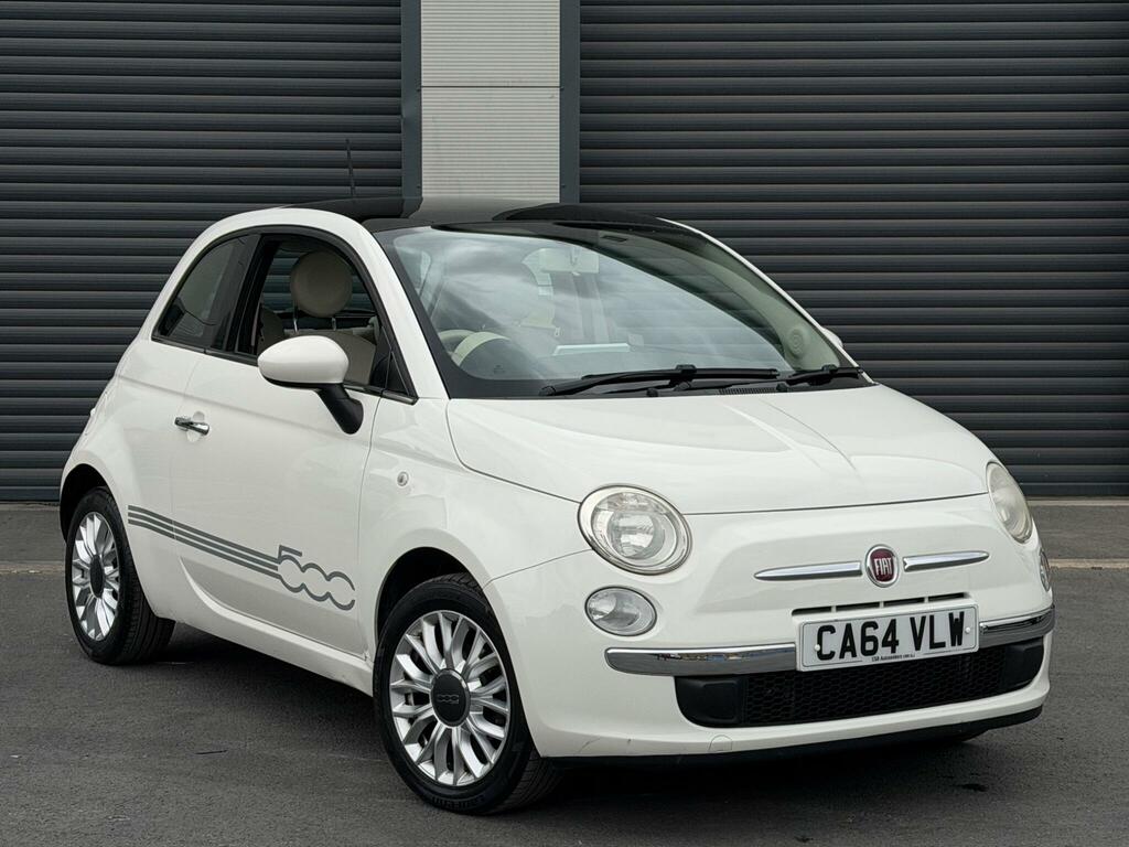 Fiat 500 Lounge White #5