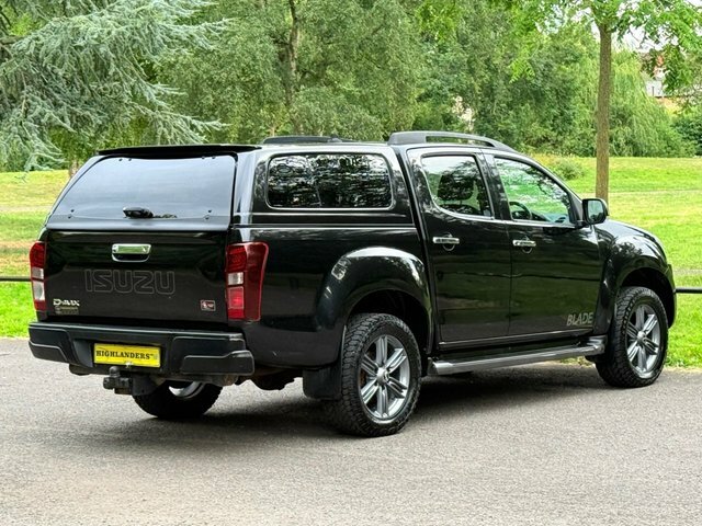 Isuzu D-Max 2018 1.9 Td Blade Pickup Double Cab Sat Nav Camera Black #4