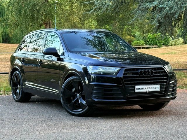 Audi Q7 2015 3.0 Tdi V6 S Line Black Pack 7 Seats Sat Nav Black #2