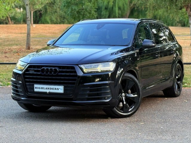 Audi Q7 2015 3.0 Tdi V6 S Line Black Pack 7 Seats Sat Nav Black