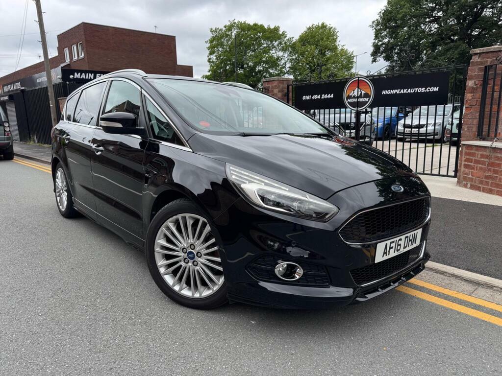 Ford S-Max 2.0T Ecoboost Titanium Sport Euro 6 S S Black