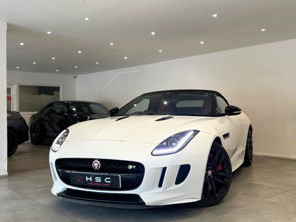 Jaguar F-Type V8 R Euro 6 Ss G8AOK White #2