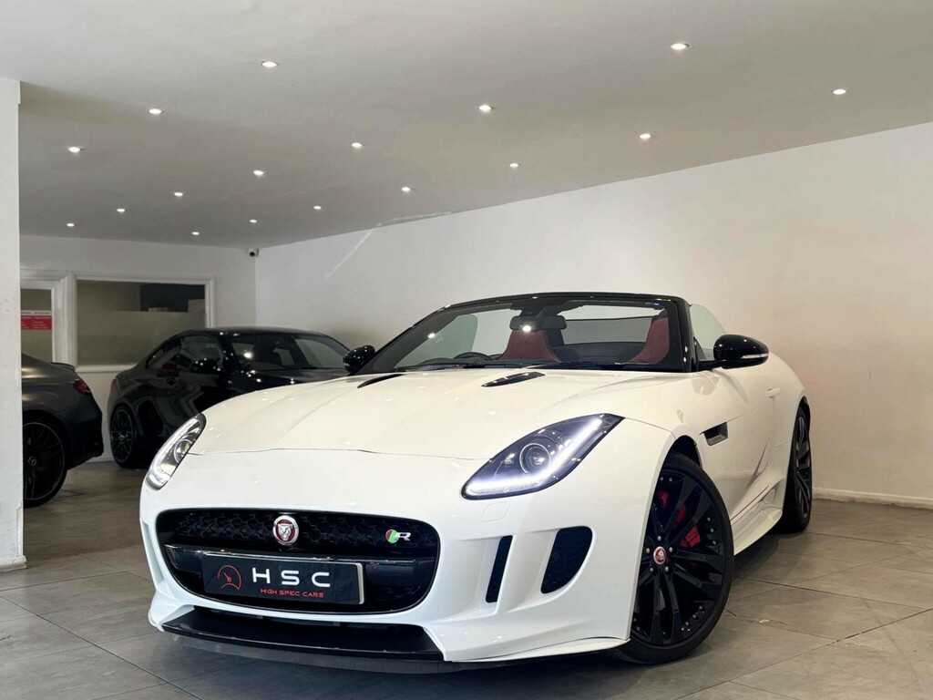 Jaguar F-Type V8 R Euro 6 Ss G8AOK White #5