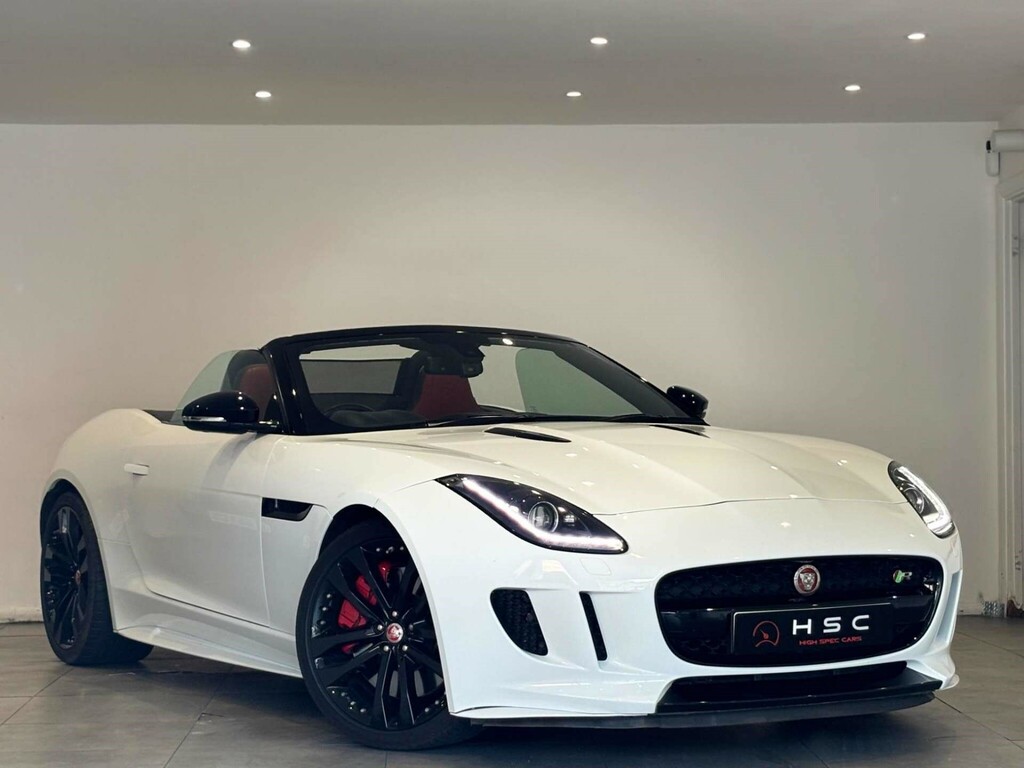 Jaguar F-Type V8 R Euro 6 Ss G8AOK White #4