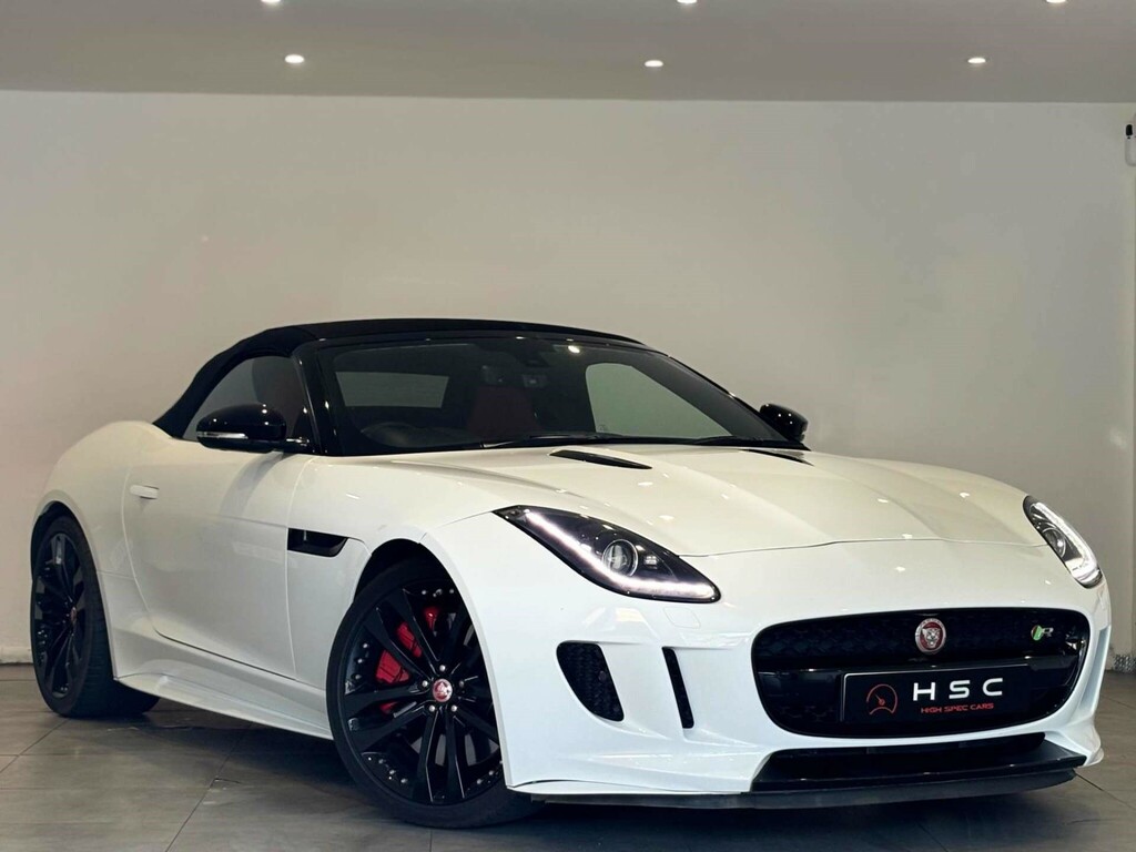 Jaguar F-Type V8 R Euro 6 Ss White