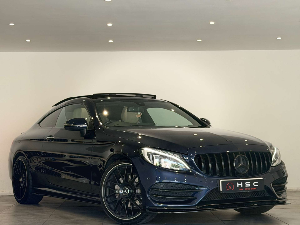 Mercedes-Benz C Class Amg Line Premium Coupe G-tronic Euro 6 Blue