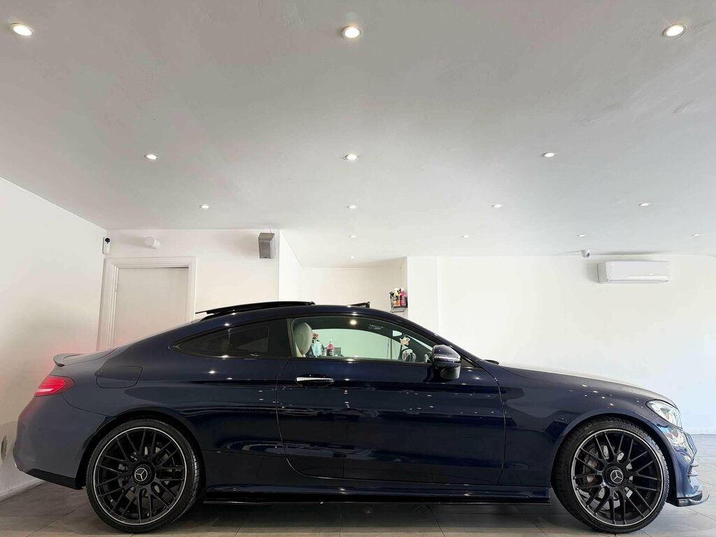 Mercedes-Benz C Class 2.0 C200 Amg Line Premium Coupe G-tro Blue #6