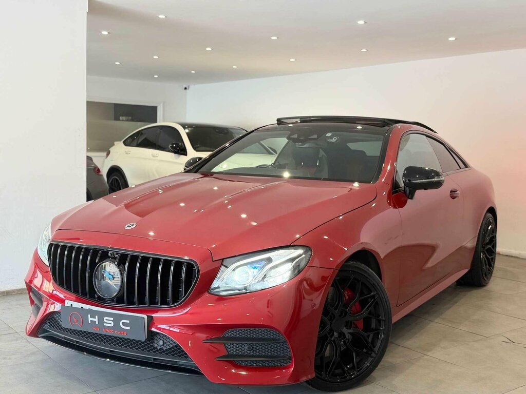 Mercedes-Benz E Class 3.0 E450 V6 Gpf Amg Line Premium Plus Coupe WA69UXL Red #4