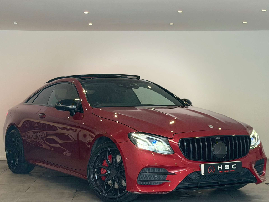 Mercedes-Benz E Class V6 Gpf Amg Line Premium Plus Coupe G-tron Red