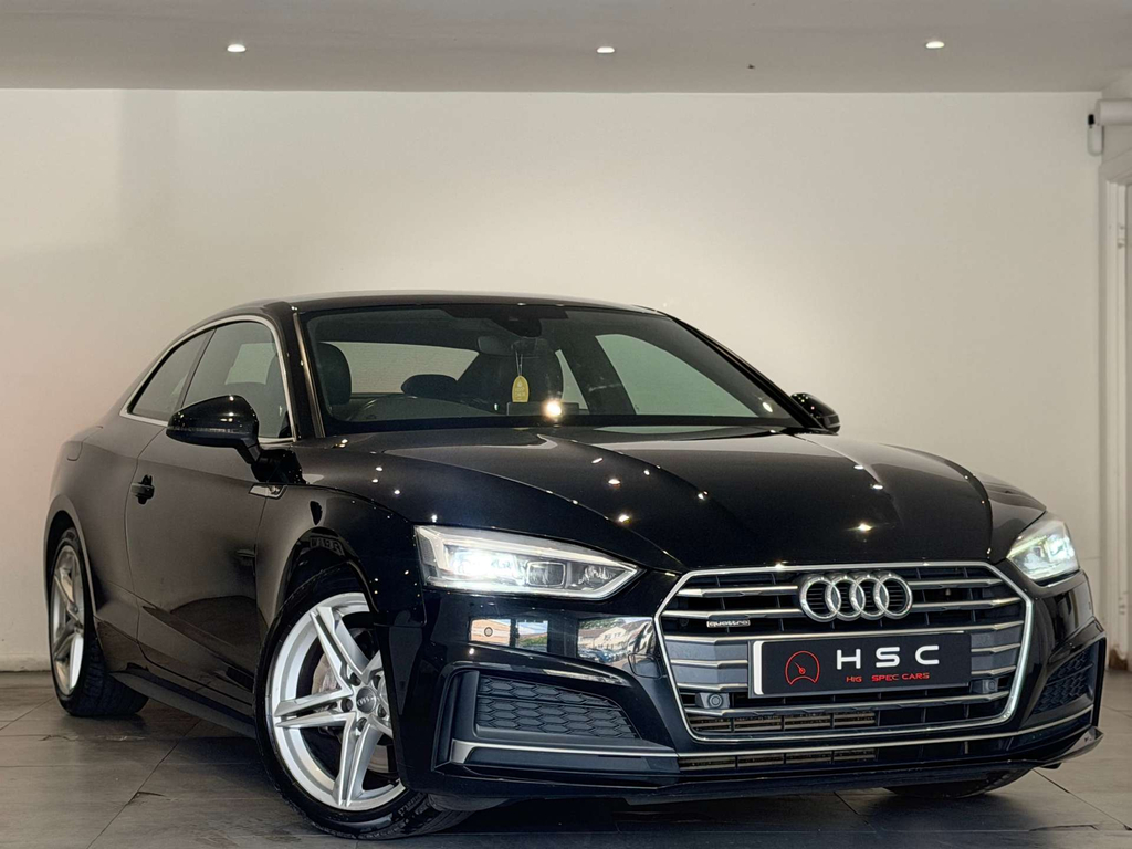 Audi A5 Tfsi S Line Coupe S Tronic Quattro Euro 6 Black
