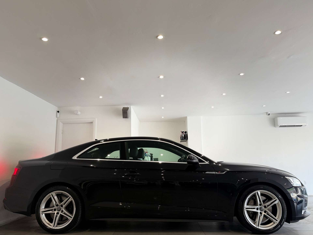 Audi A5 Tfsi S Line Coupe S Tronic Quattro Euro 6 KT67COJ Black #6