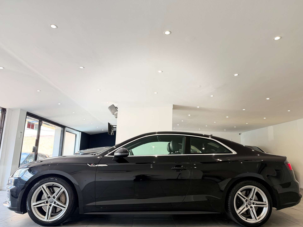 Audi A5 Tfsi S Line Coupe S Tronic Quattro Euro 6 KT67COJ Black #5