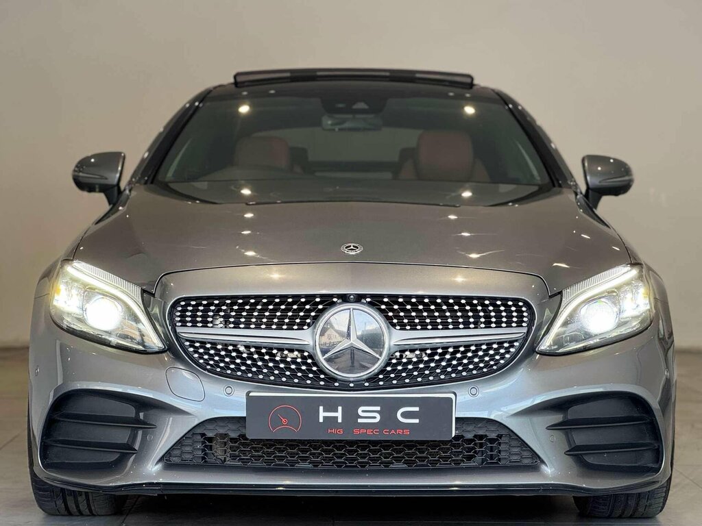 Mercedes-Benz C Class 2.0 C300 Amg Line Premium Plus Coupe Grey #2