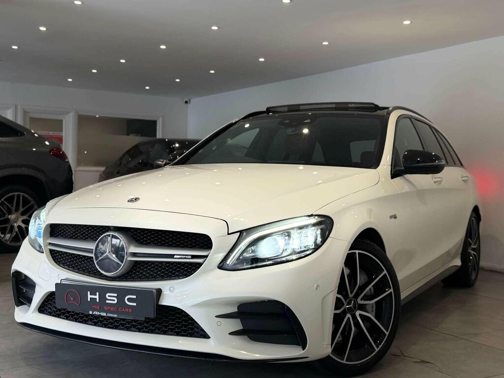 Mercedes-Benz C Class 3.0 C43 V6 Amg Edition Premium Plus Estate P White #4