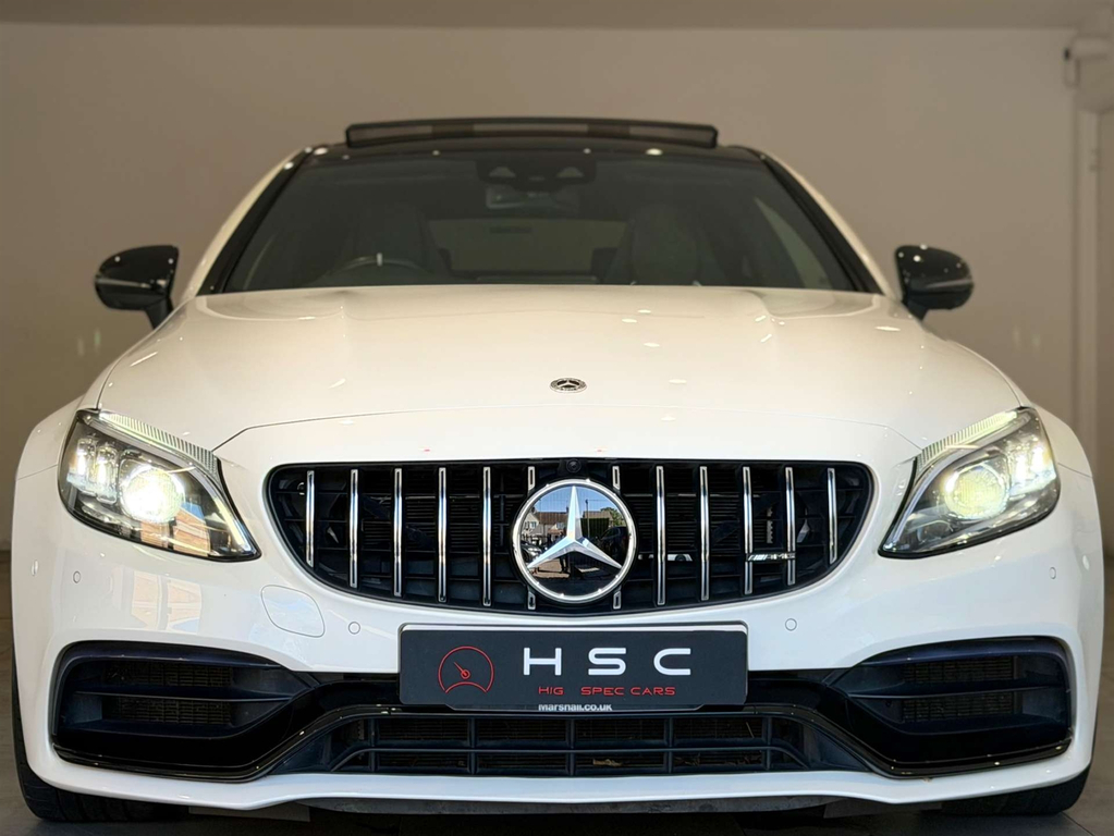 Mercedes-Benz C Class V8 Biturbo Amg S Night Edition Prem Plus Premium White #2