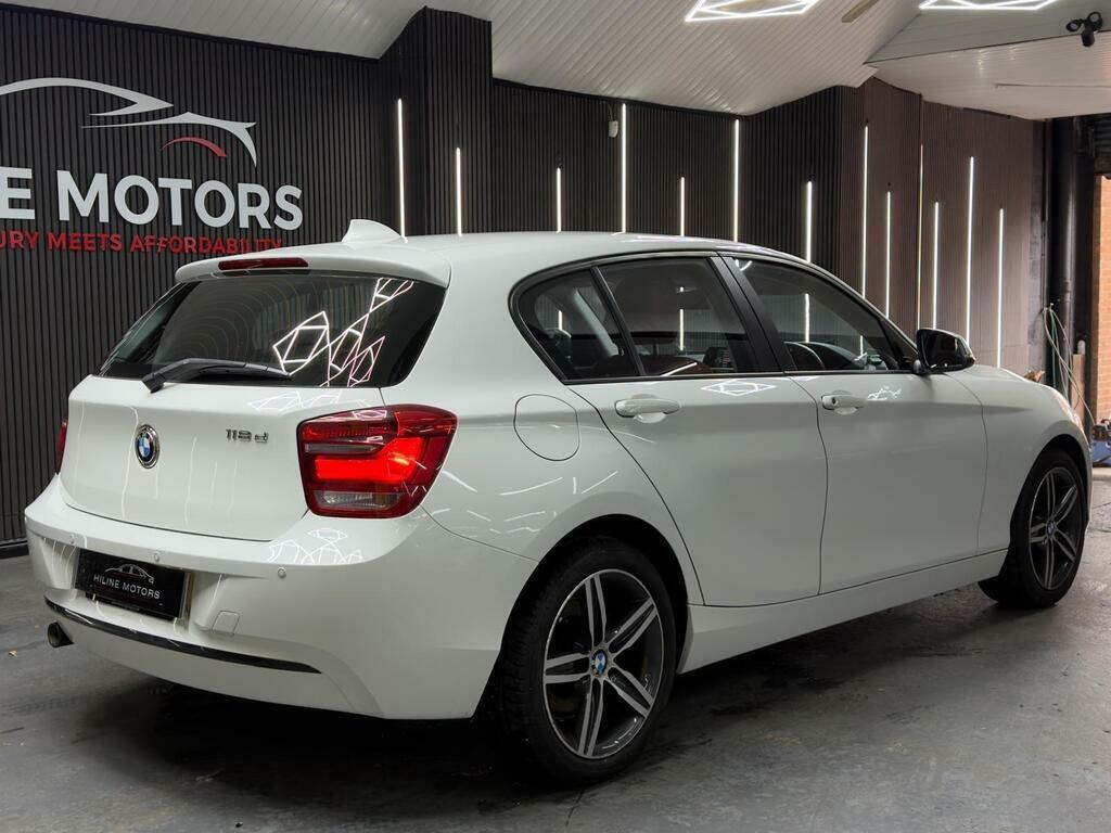 BMW 1 Series 2.0 118D Sport Euro 5 S S White #6