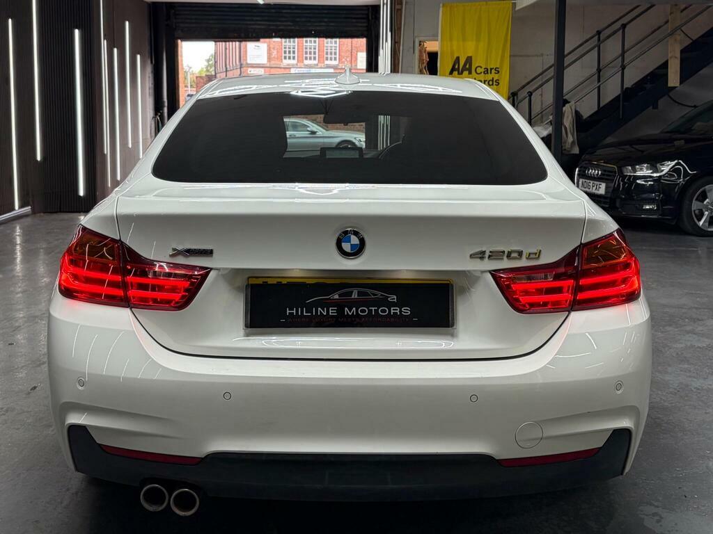 BMW 4 Series Gran Coupe 2.0 420D M Sport Xdrive Euro 6 S S  White #5
