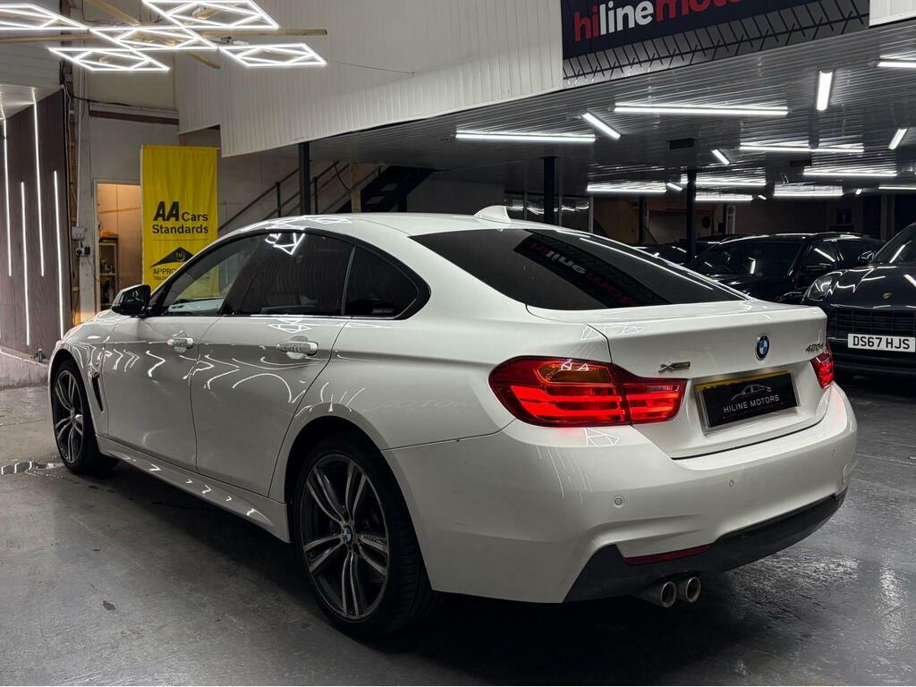 BMW 4 Series Gran Coupe 2.0 420D M Sport Xdrive Euro 6 S S  White #4