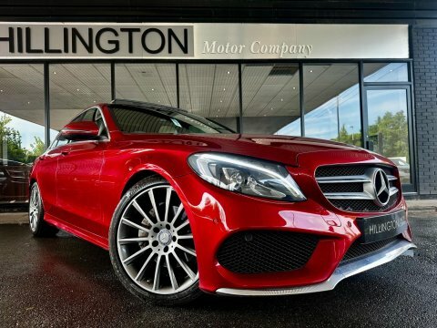 Mercedes-Benz C Class 2.1 C220d Amg EG66OJW Red #2