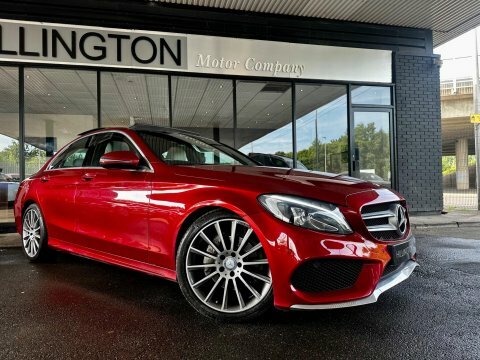 Mercedes-Benz C Class 2.1 C220d Amg EG66OJW Red #4