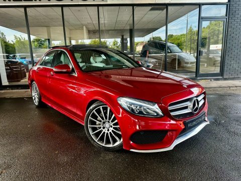 Mercedes-Benz C Class 2.1 C220d Amg EG66OJW Red #5