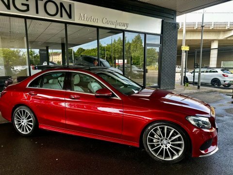 Mercedes-Benz C Class 2.1 C220d Amg EG66OJW Red #3