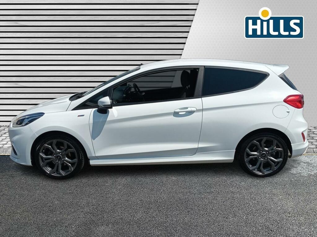Ford Fiesta 1.0T Ecoboost St-line Euro 6 Ss VN67SVJ White #5