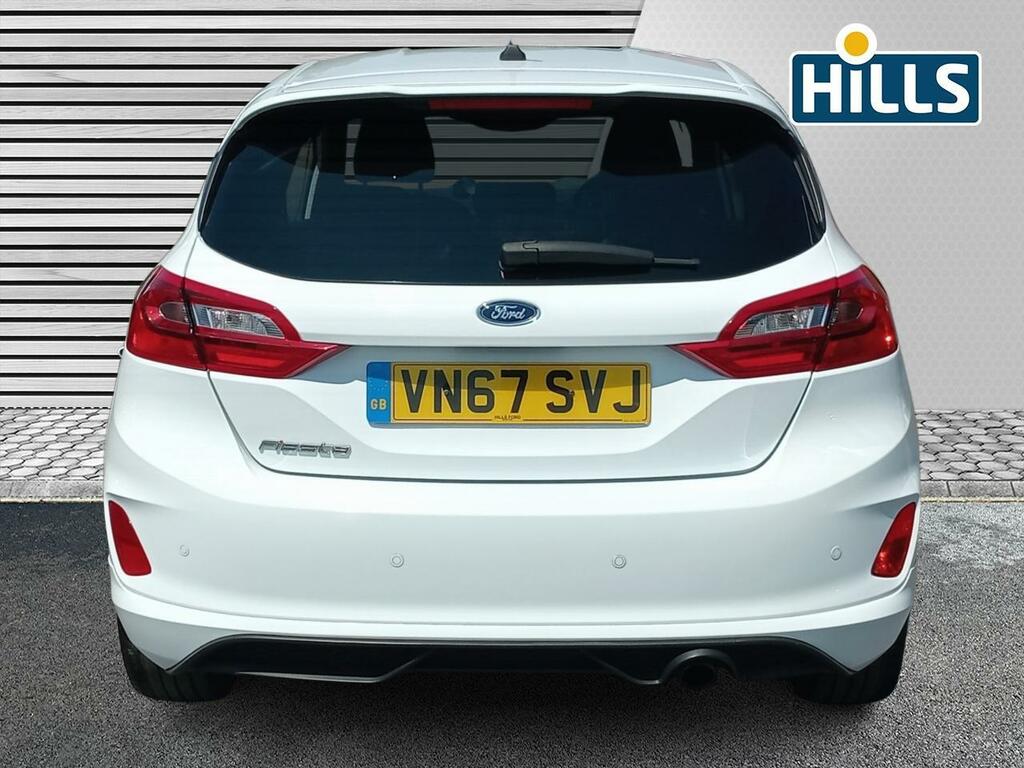 Ford Fiesta 1.0T Ecoboost St-line Euro 6 Ss VN67SVJ White #6