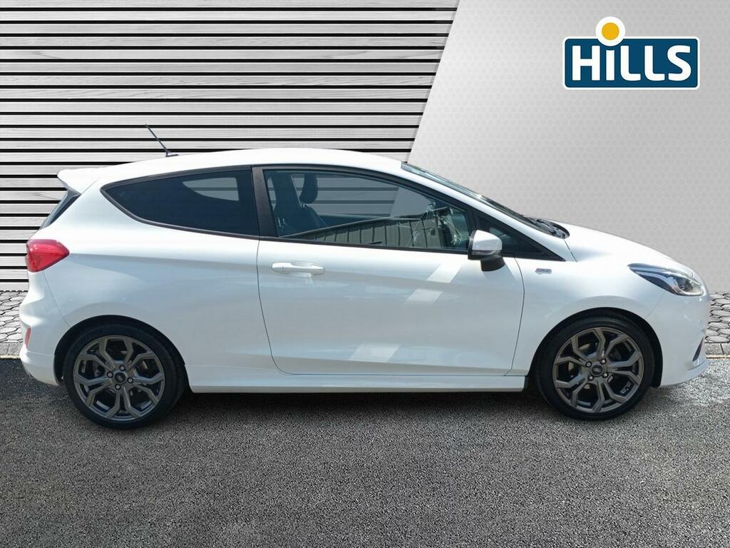 Ford Fiesta 1.0T Ecoboost St-line Euro 6 Ss VN67SVJ White #3