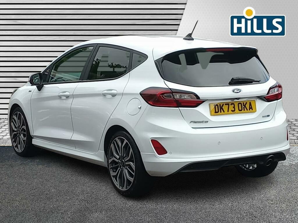 Ford Fiesta 1.0T Ecoboost Mhev St-line X Edition Hatchback DK73OKA White #4