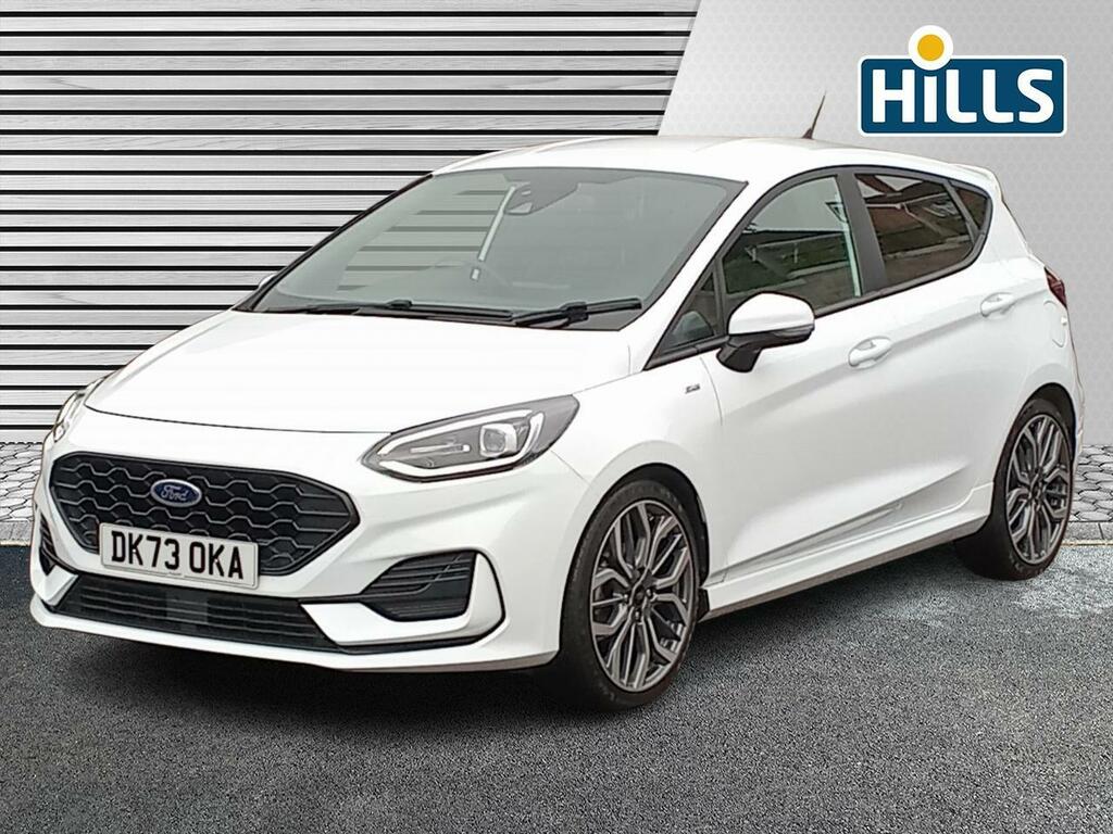 Ford Fiesta 1.0T Ecoboost Mhev St-line X Edition Hatchback DK73OKA White #3