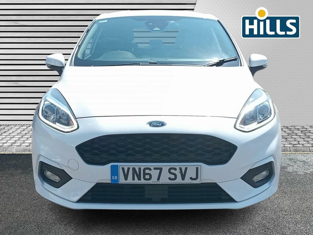 Ford Fiesta 1.0T Ecoboost St-line Euro 6 Ss VN67SVJ White #4