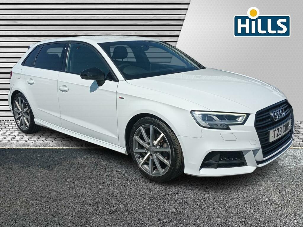 Audi A3 1.6 Tdi Black Edition Sportback Euro 6 Ss White