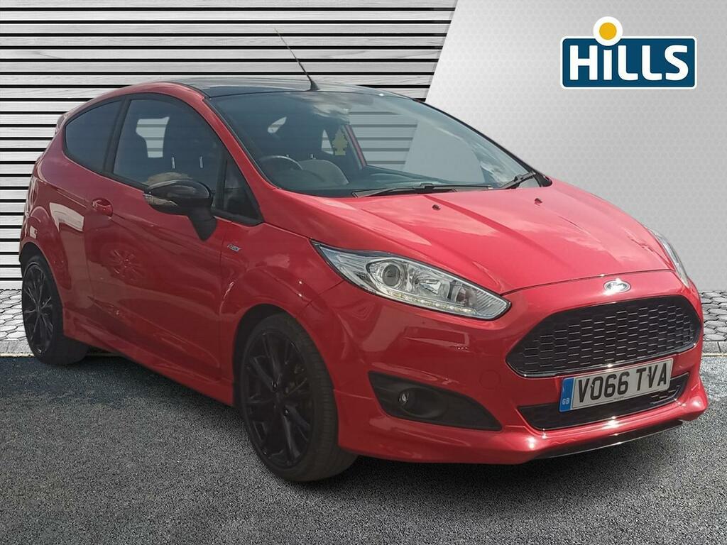 Ford Fiesta 1.0T Ecoboost St-line Euro 6 Ss Red