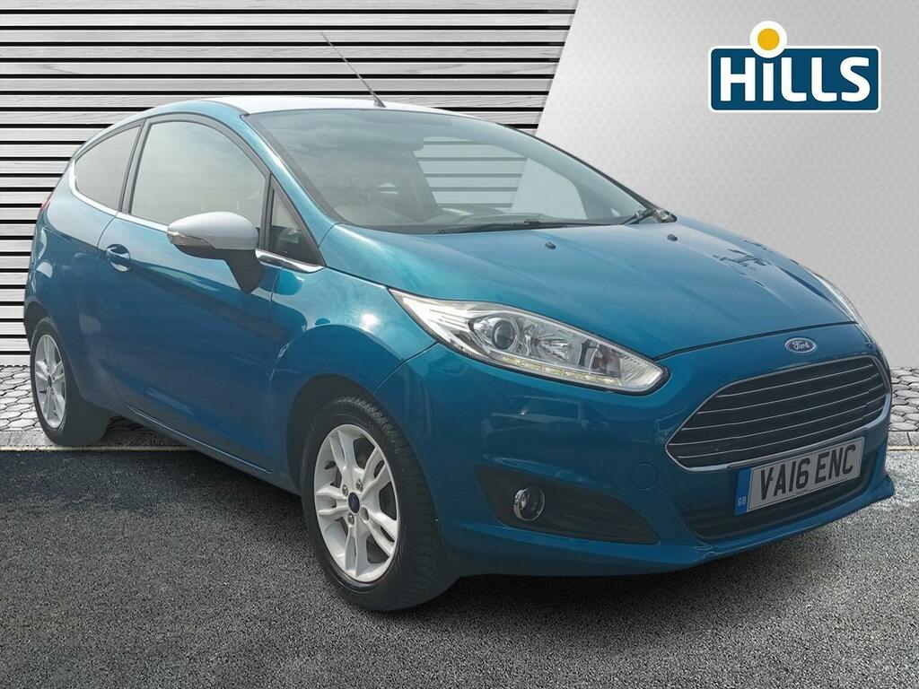 Ford Fiesta 1.0T Ecoboost Zetec Blue Edition Hatchback Pet Blue