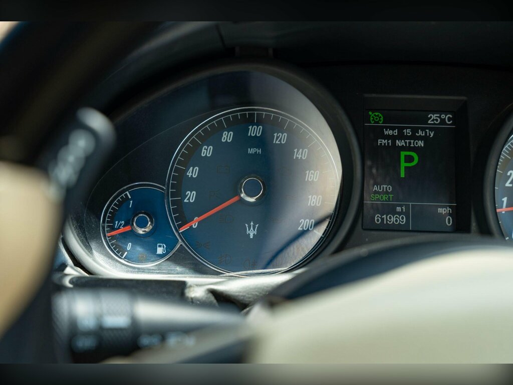 Maserati GranCabrio V8 Blue #20