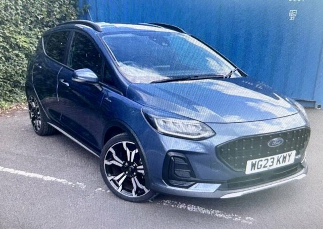 Ford Fiesta 2023 1.0T Ecoboost Mhev Active X Edition Hatchback WG23KWY Blue #3