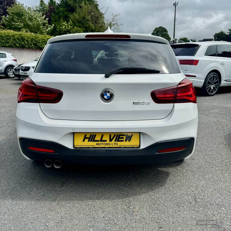 BMW 1 Series 120D M Sport Shadow Edition FL19MHO White #5