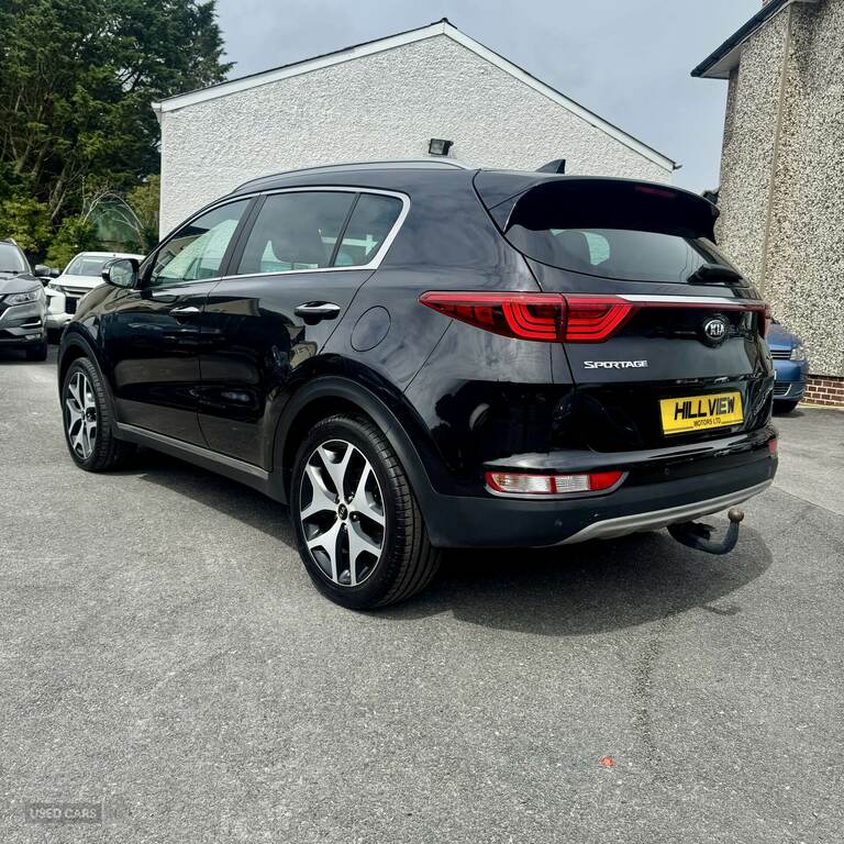 Kia Sportage 1.7 Crdi Isg Gt-line RV68GUA Black #3