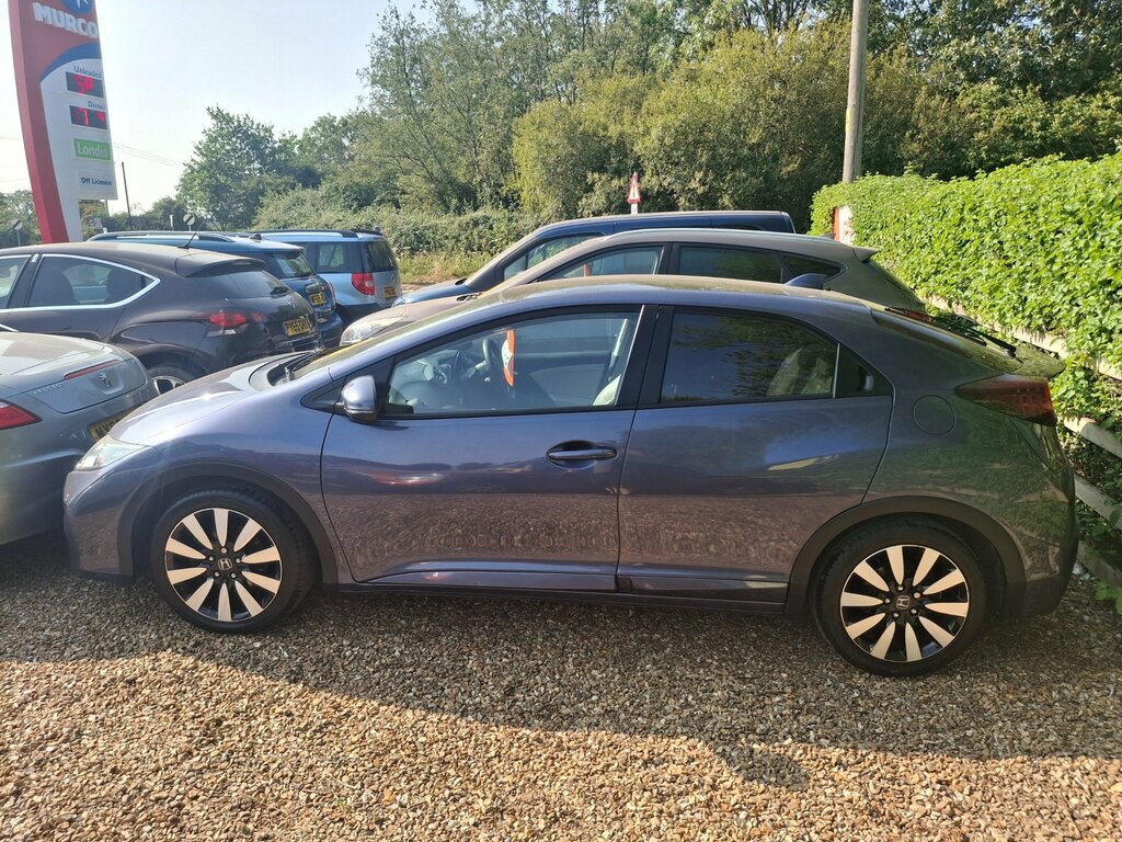Honda Civic 1.8 I-vtec Sr Hatchback Euro 6 Blue #3