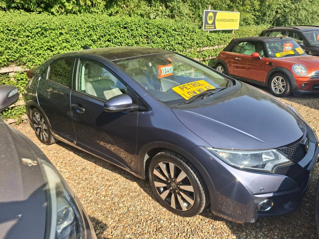 Honda Civic 1.8 I-vtec Sr Hatchback Euro 6 Blue #2