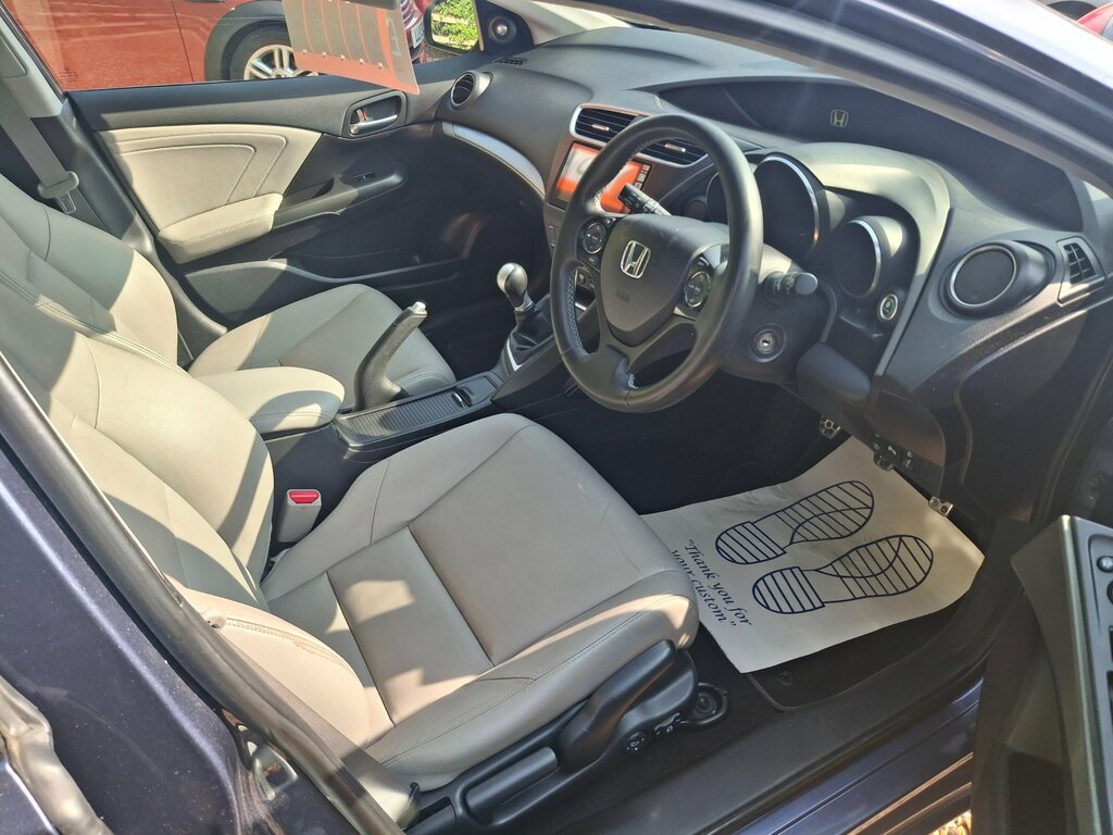 Honda Civic 1.8 I-vtec Sr Hatchback Euro 6 Blue #4