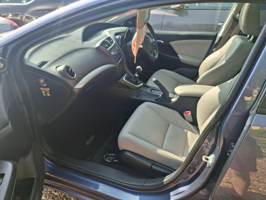 Honda Civic 1.8 I-vtec Sr Hatchback Euro 6 Blue #6